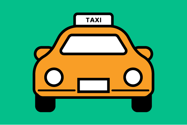 タクシー正面図2