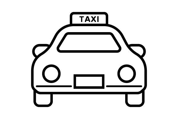 タクシー正面図3