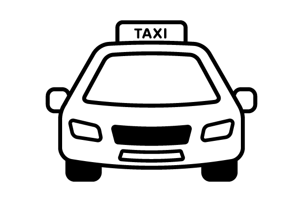 タクシー正面図7