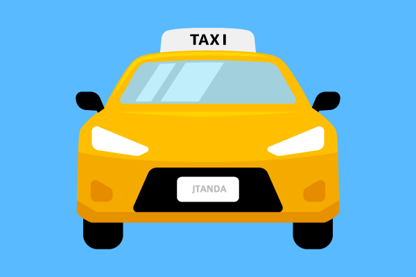 タクシー正面図8
