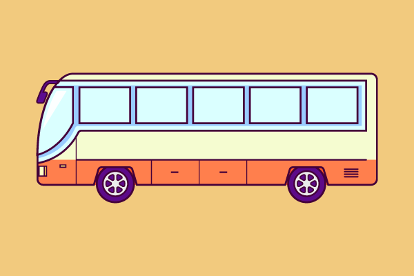 バスの横向き図2