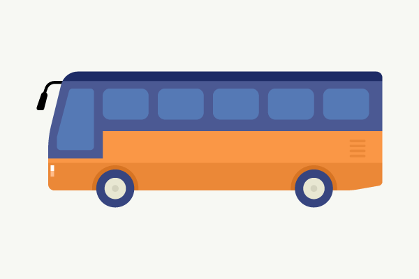 バスの横向き図3