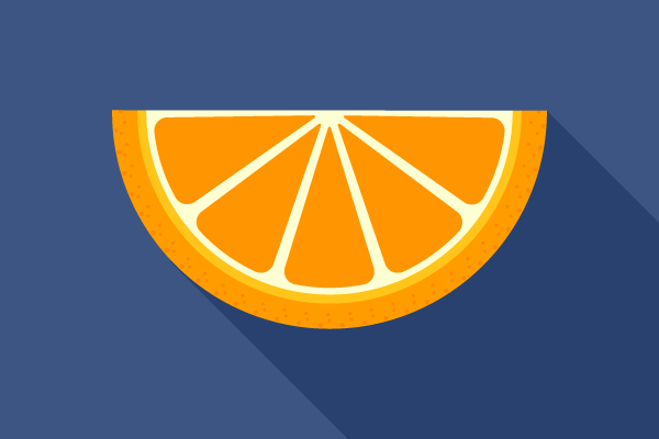 オレンジの断面2