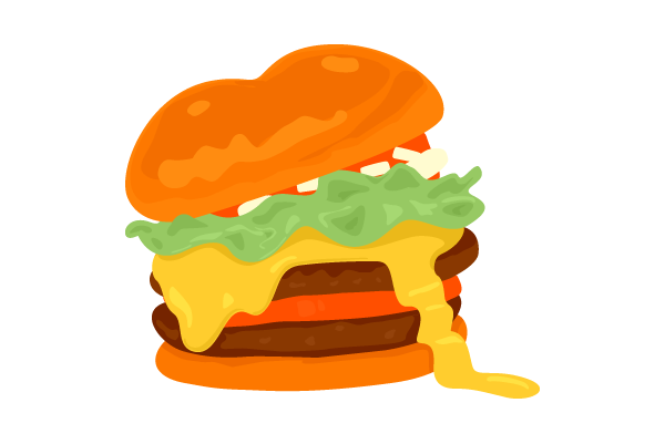 ハンバーガー4