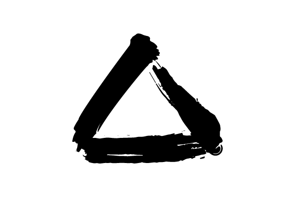 筆書きの三角